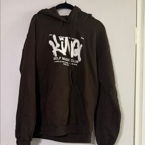 King Self Made Club Brown Hoodie
